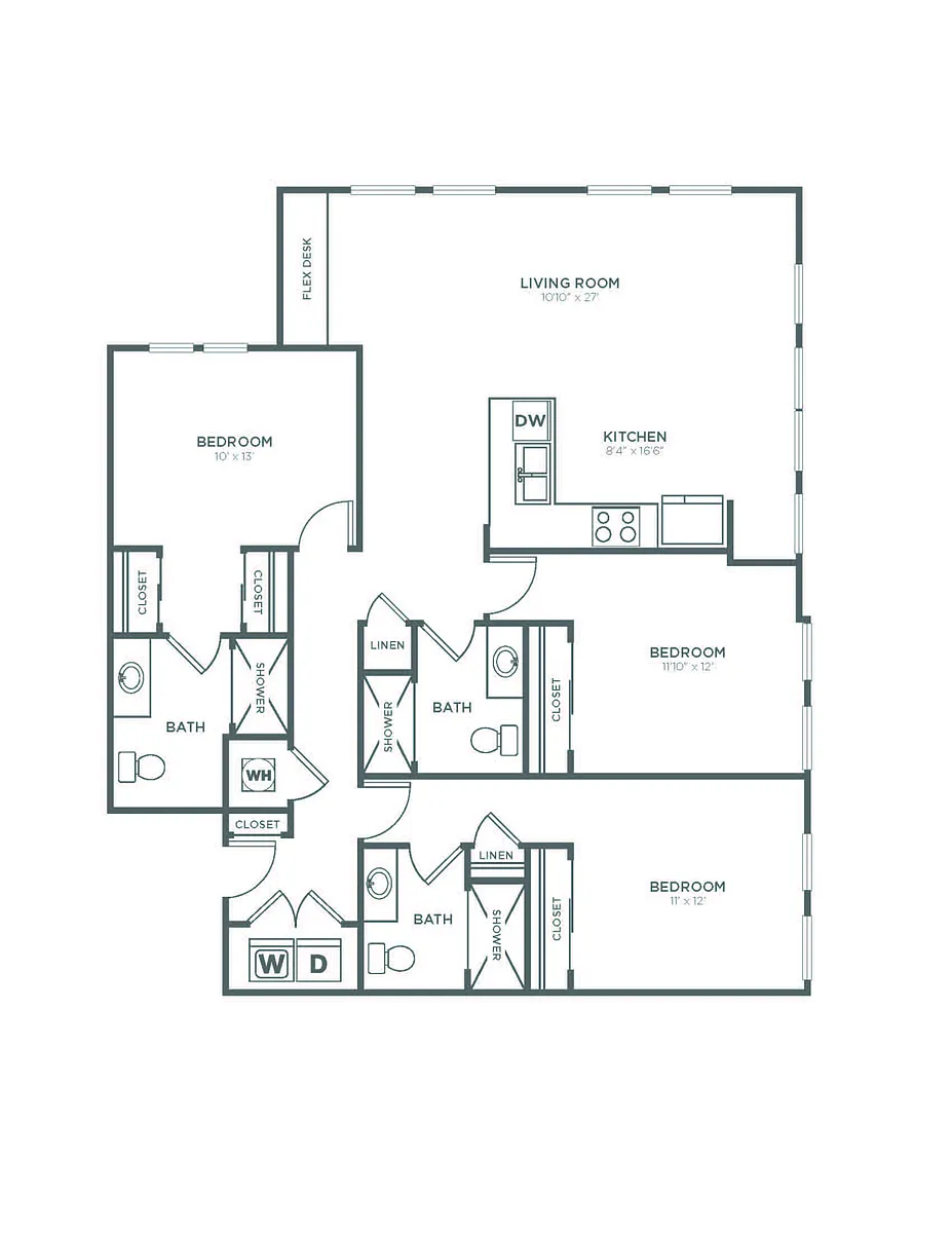 Floor plan B-3E1