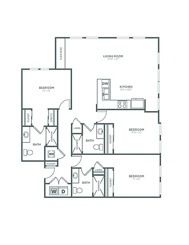 Floor plan B-3E1