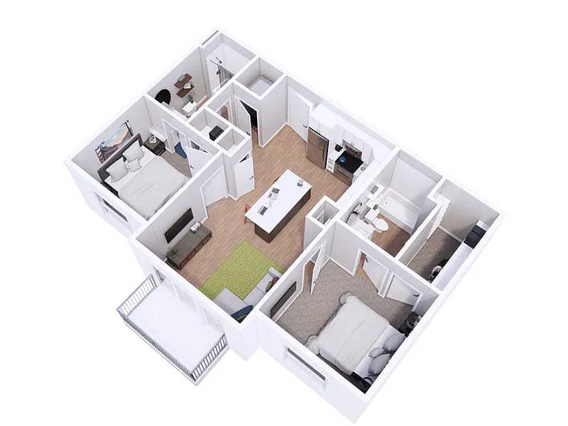 Floor plan 2X2