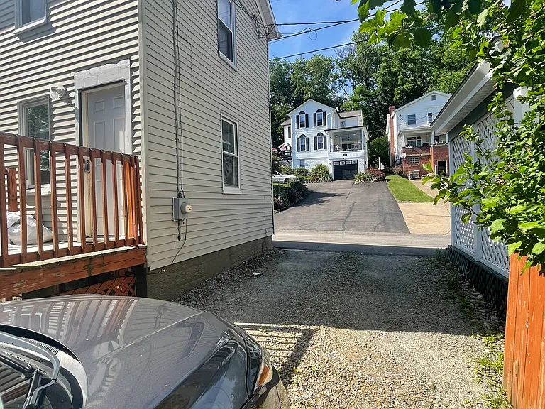 Private gravel parking, fits 2 vehicles.