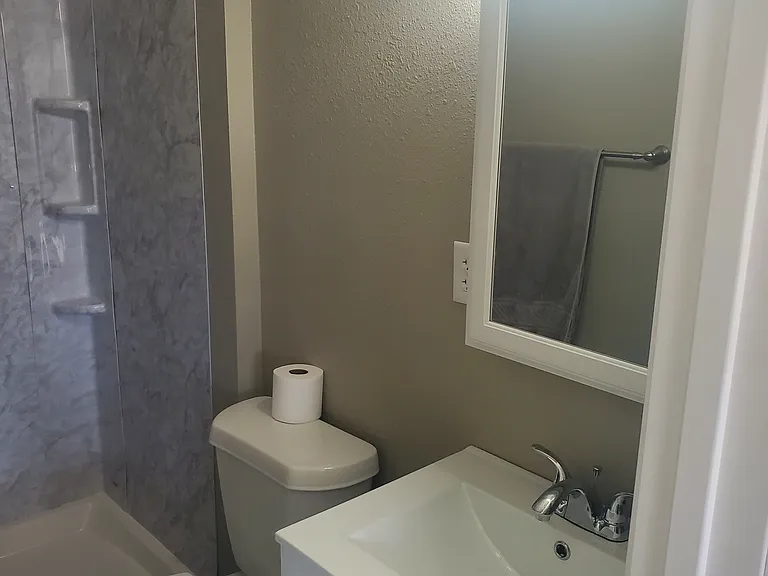 Small bathroom.