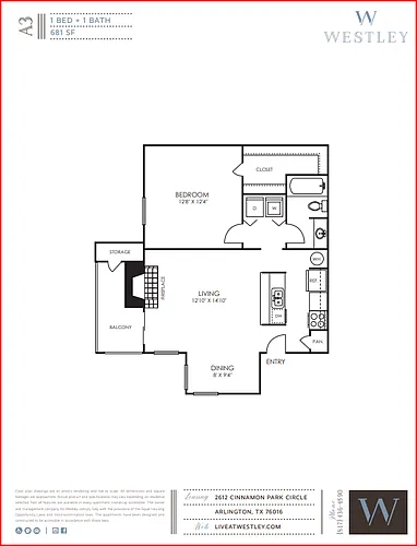 Floor plan A3 Renovated