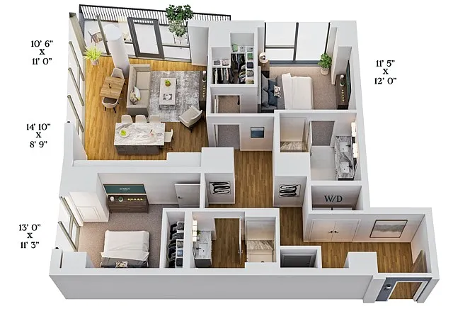 Floor plan C1