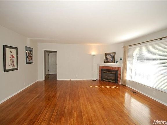 Large Living room with gleaming wood floors