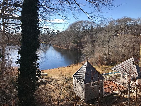 Backyard view from deck