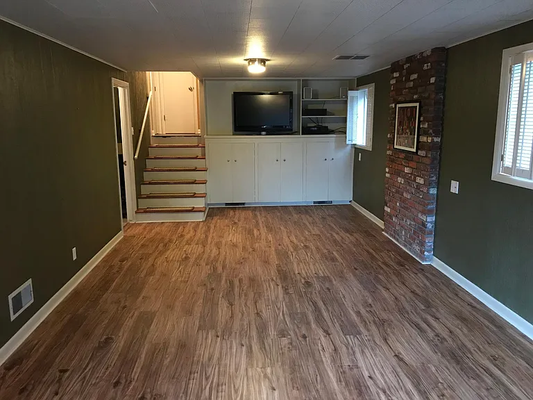 Family room off of kitchen.