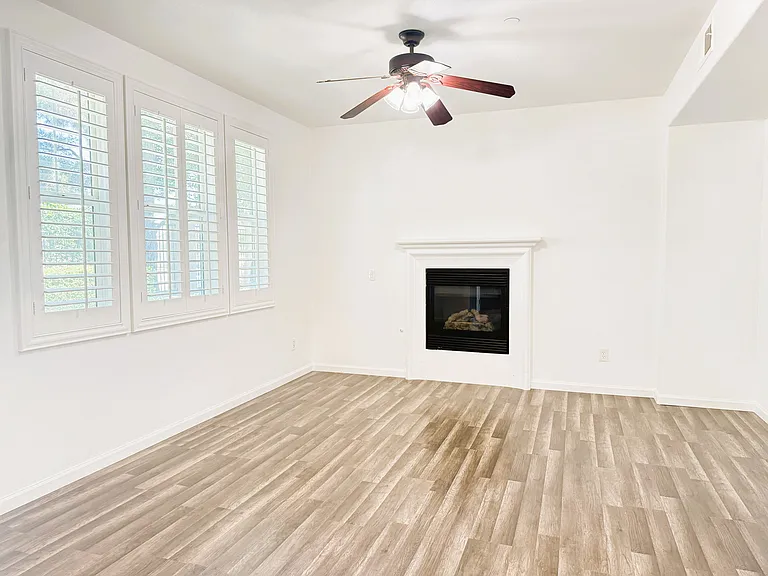 Luxury vinyl plank flooring throughout the home