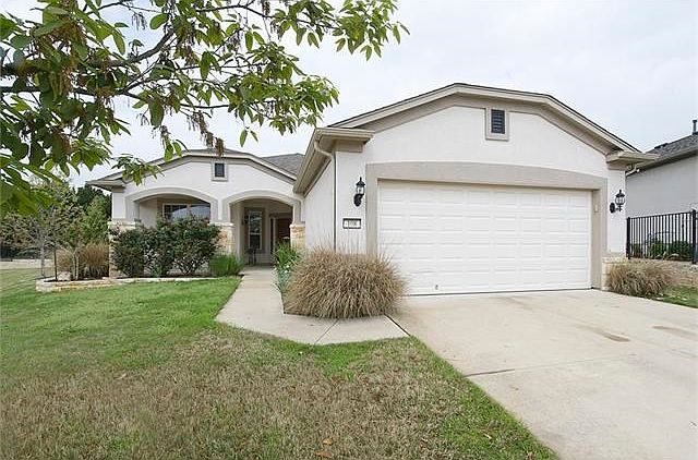 Inviting entry at  end of cul-de-sac.