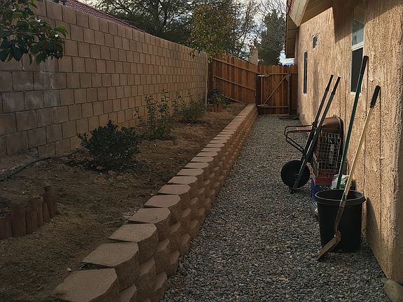 South side yard