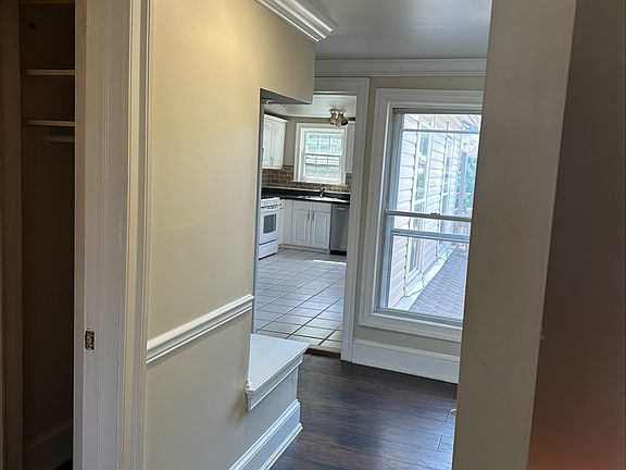 Hallway leading to the kitchen