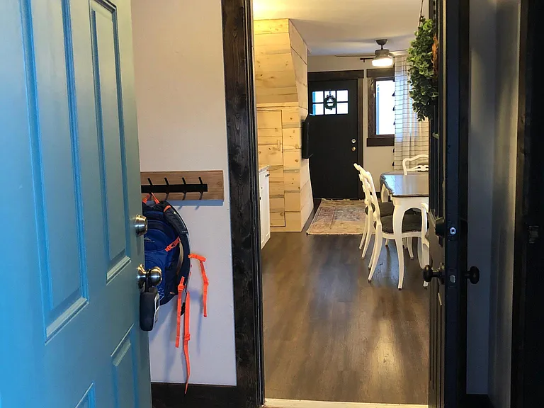 Mudroom and storage.