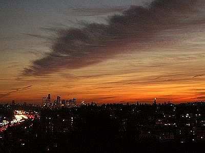 Night view from Master BR.