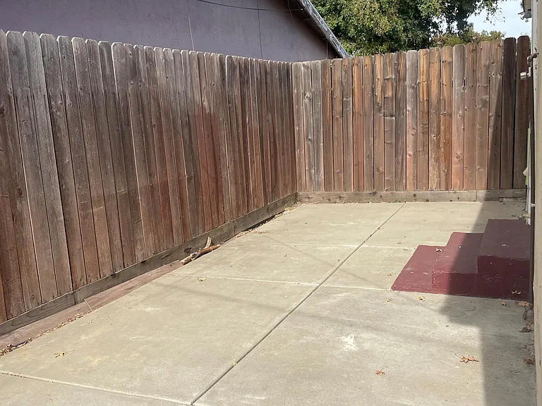 Private patio