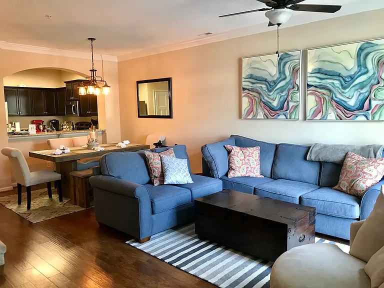 Older photo showing furnishings
