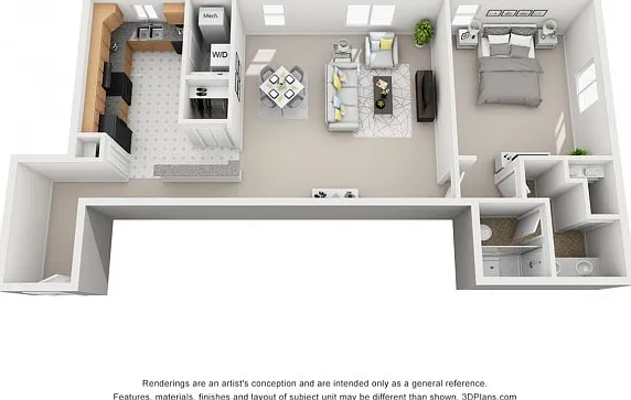 1 Bedroom 1 Bedroom