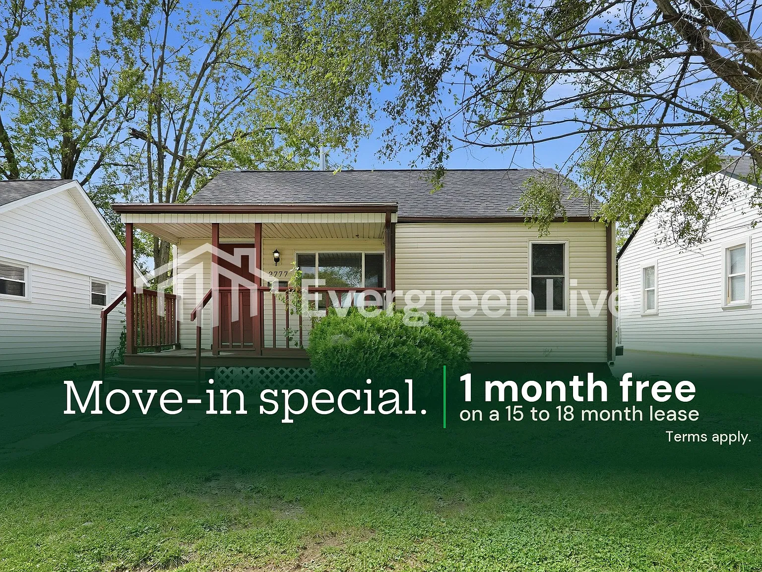 3 bed, 1.0 bath, 1092 sqft, $1,295 — Photo 1
