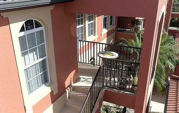 Small Patio located next to front entrance