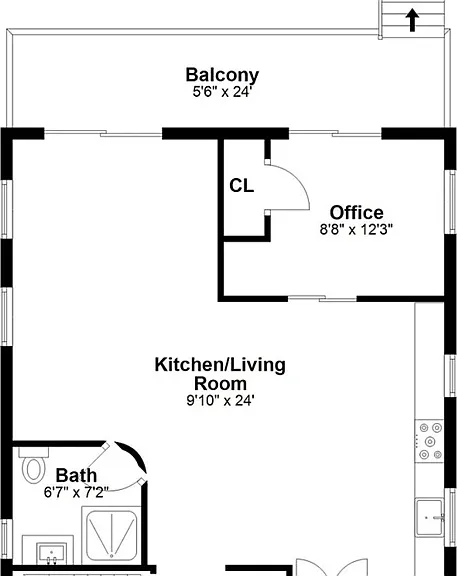 Floorplan - 2nd Floor (Living)
