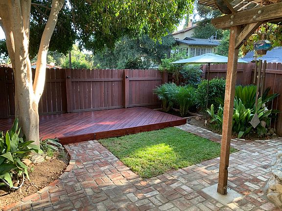 patio deck.