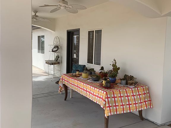 Outdoor patio area