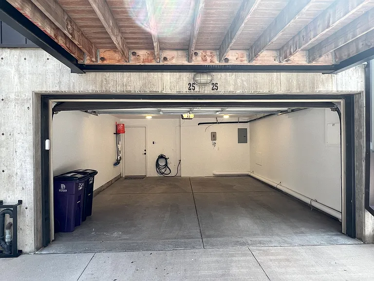 Private 2 car attached garage