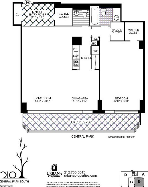 2nd image of 210 Central Park S APT 5B