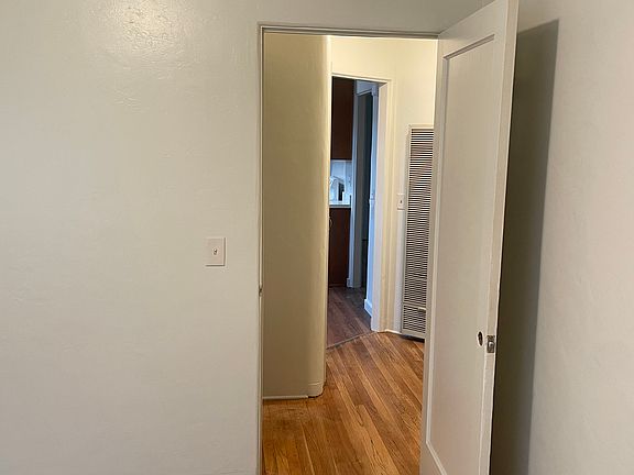 View from bedroom into hall