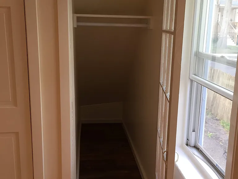 Living room closet (under stairs)