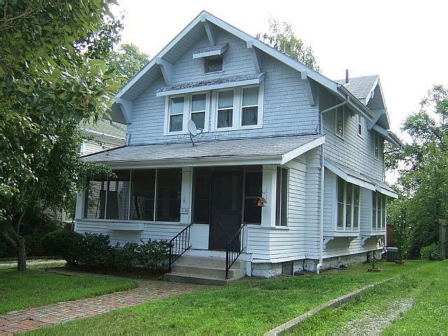 Screened-in front porch