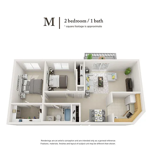 Floor plan M