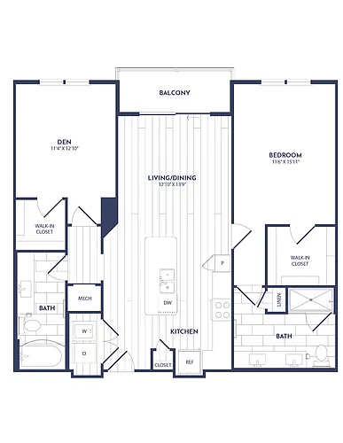 Floor plan A5-Den