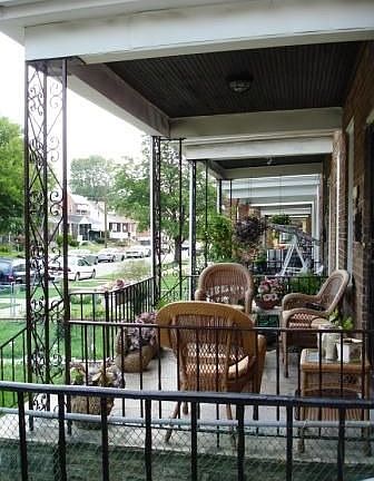 Porch front view