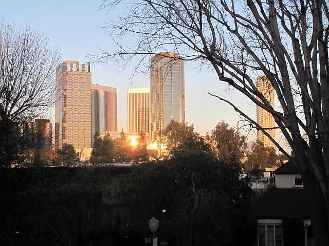 Yes! That is century city just four blocks away! Imagine all the shopping, restaurants, entertainment, that is literally so close. Keep walking a bit further and you will be in Beverly Hills for that leisure Sunday brunch and Rodeo Drive elegance.