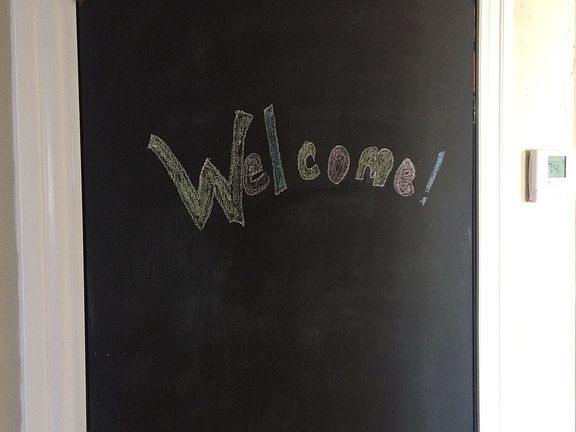 chalk board door!