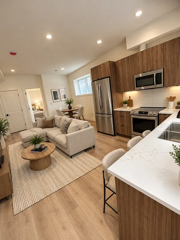 2 bed, 1.0 bath, 608 sqft, $1,350 — Photo 3