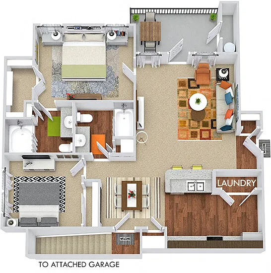 Floor plan Congress with Attached Garage