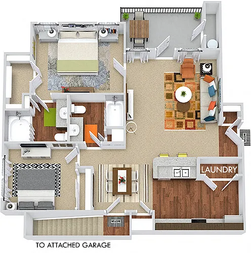 Floor plan Congress with Attached Garage