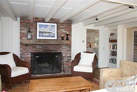 living room fireplace