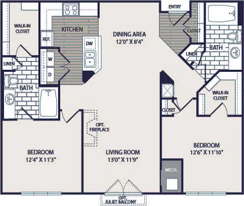 Floor plan Bergman