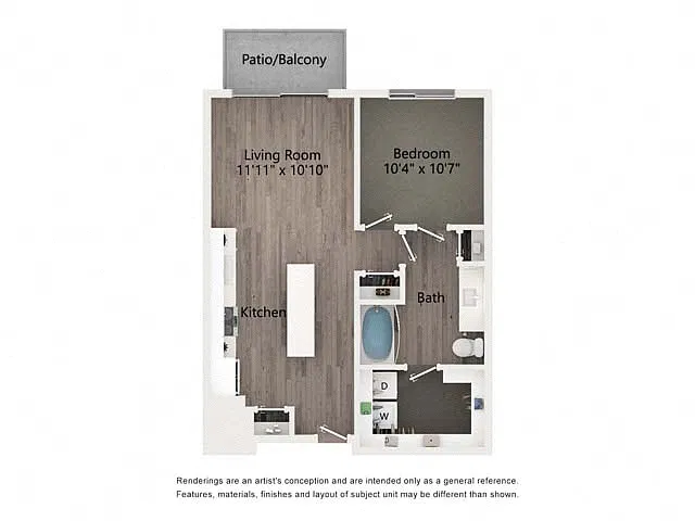 Floor plan 1A.A