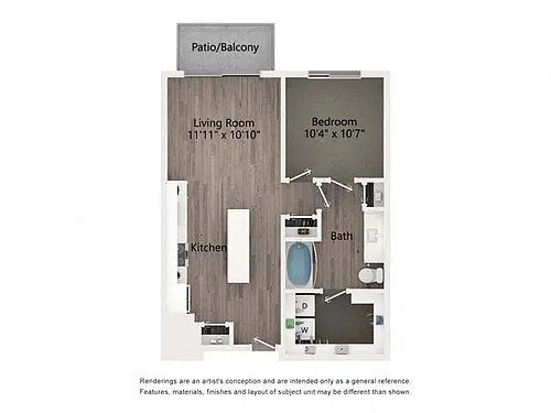 Floor plan 1A.A