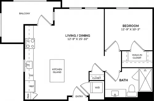 Floor plan A1-W