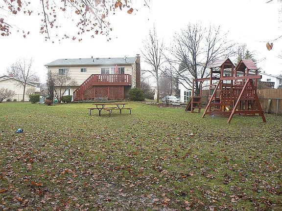 park like backyard