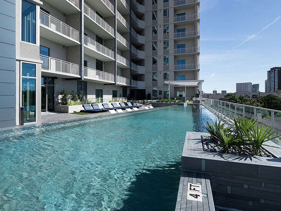 Heated Roof Top Swimming Pool with City View