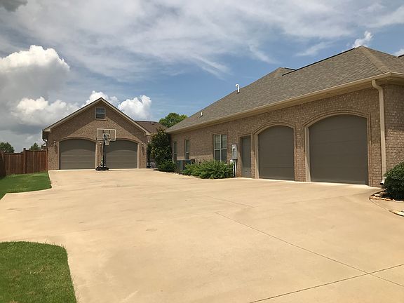 View of garage and detached