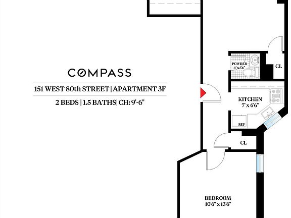 2nd image of 151 W 80th St APT 3F