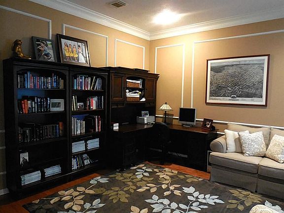 The formal living room can also be converted to a study.