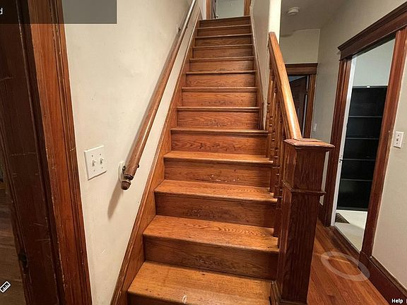 Stairs to two upstairs bedroom