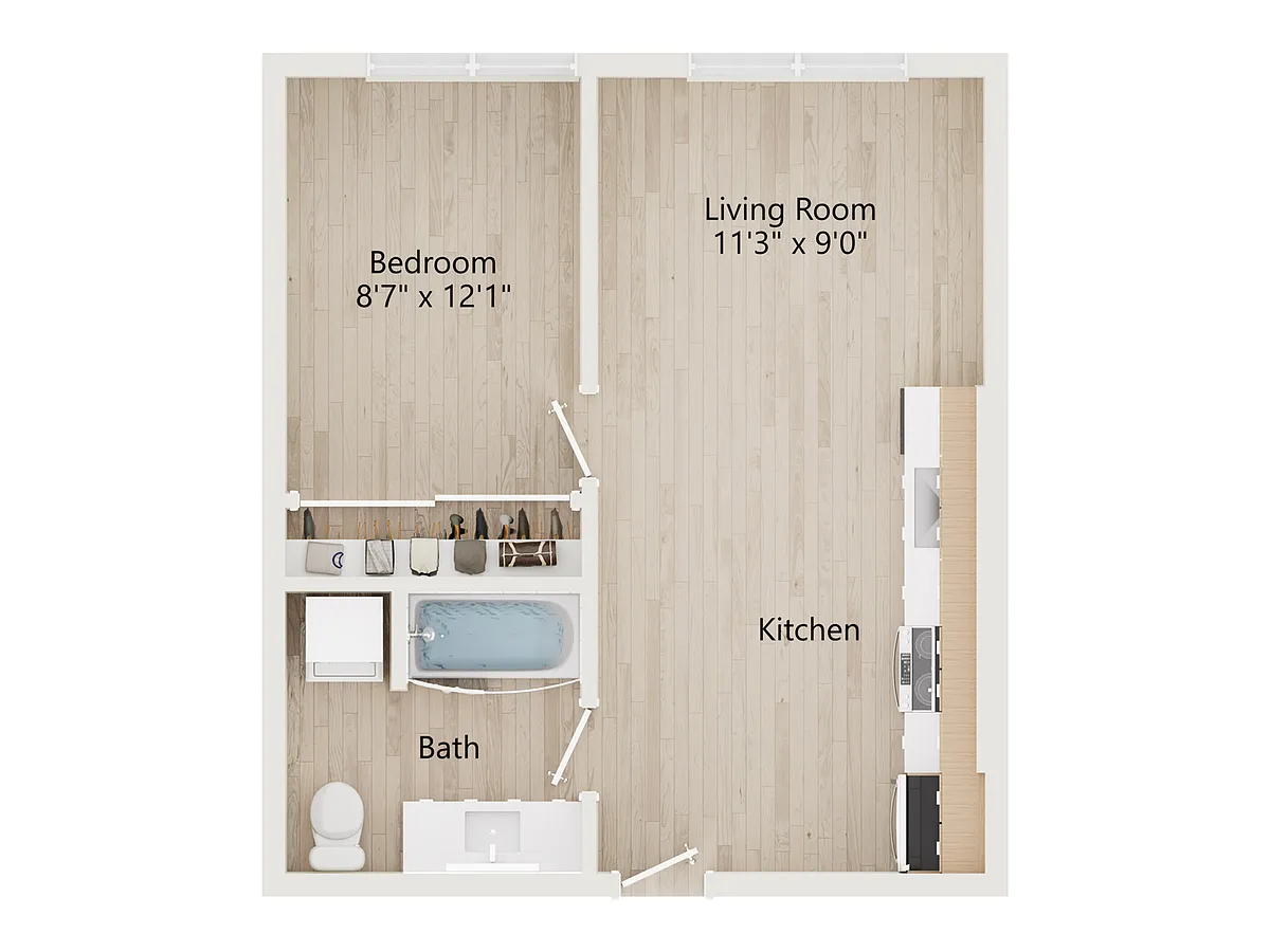 Floor plan A8