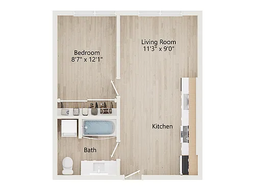 Floor plan A8